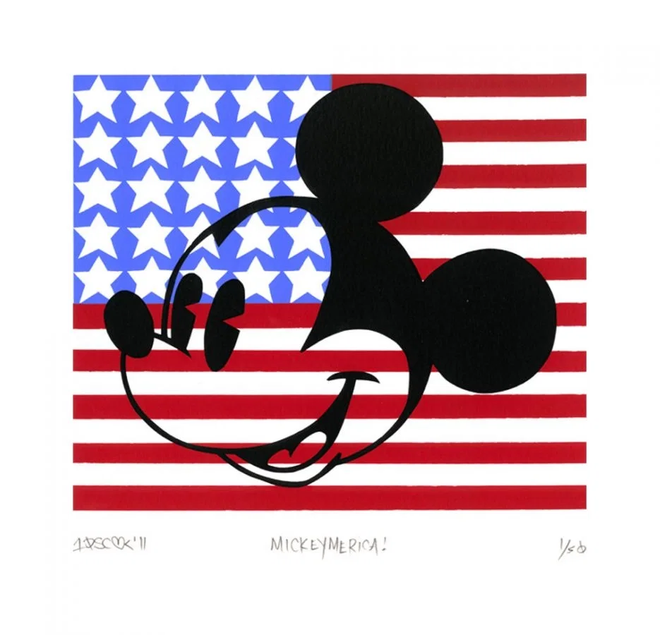 Mickeymerica by Tennessee Loveless — Serigraph on Paper