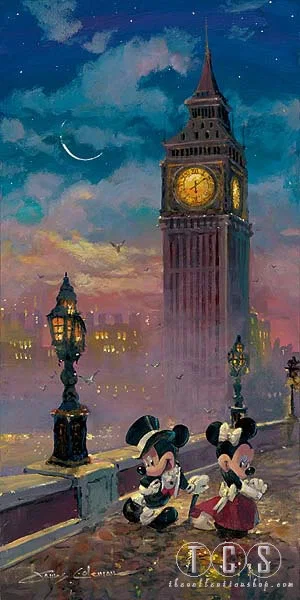 Mickey And Minnie In London by James Coleman