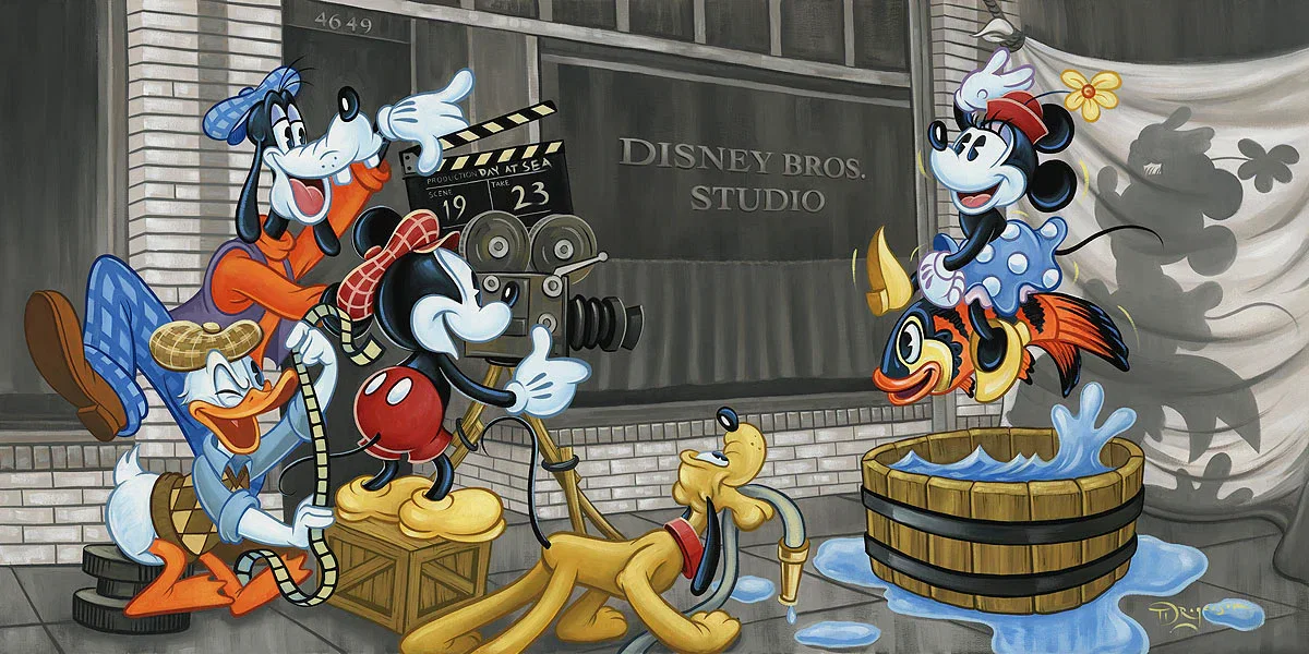 Making Movie Magic by Tim Rogerson — Giclee On Canvas