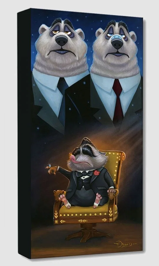 Mr. Big from Zootopia by Tim Rogerson — Gallery Wrapped Giclee On Canvas