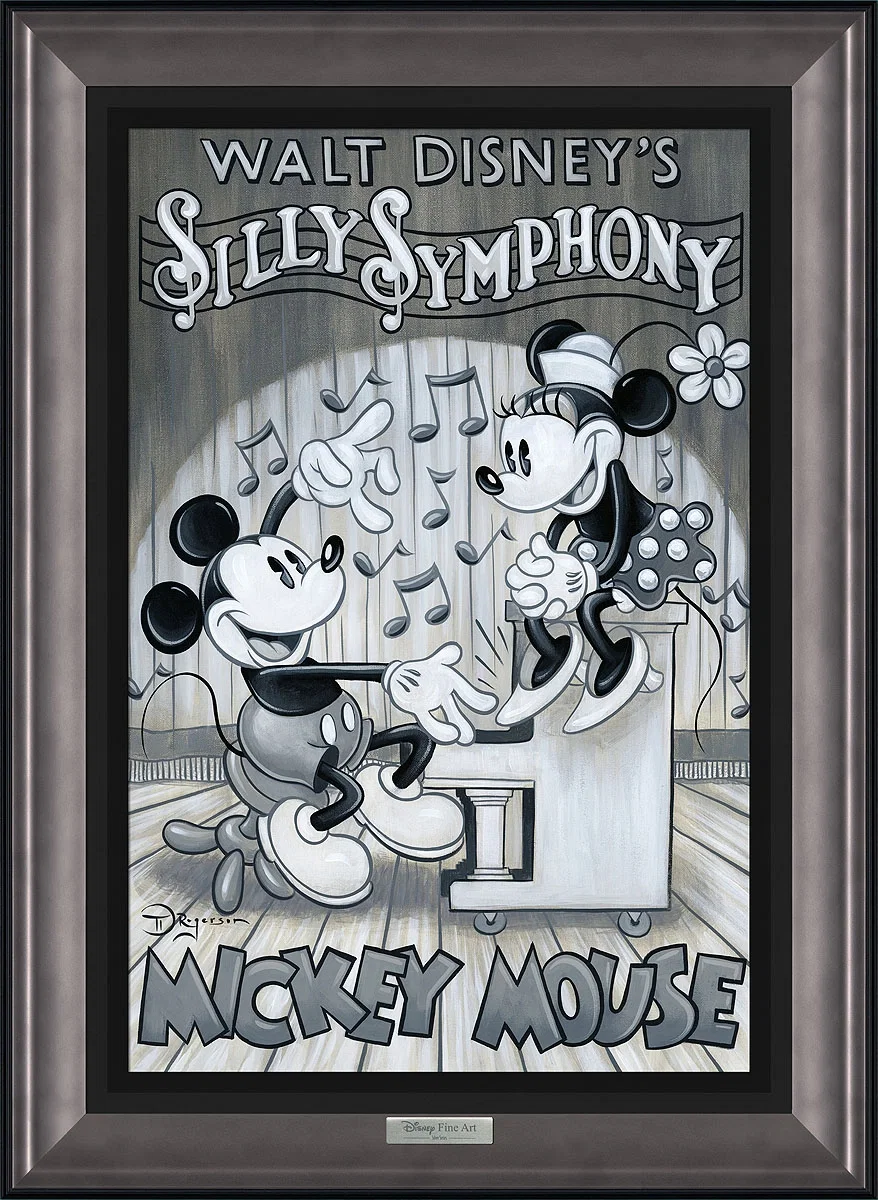 Music by Mickey by Tim Rogerson — Giclee On Canvas