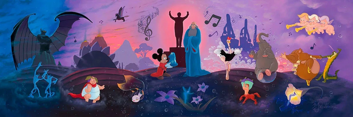 Music, Story and Dance by Michael Prozenza — Giclee On Canvas