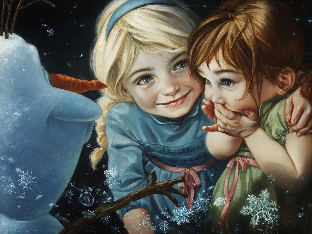 Never Let It Go Premiere Edition by Heather Edwards — Hand-Embellished Giclee on Canvas