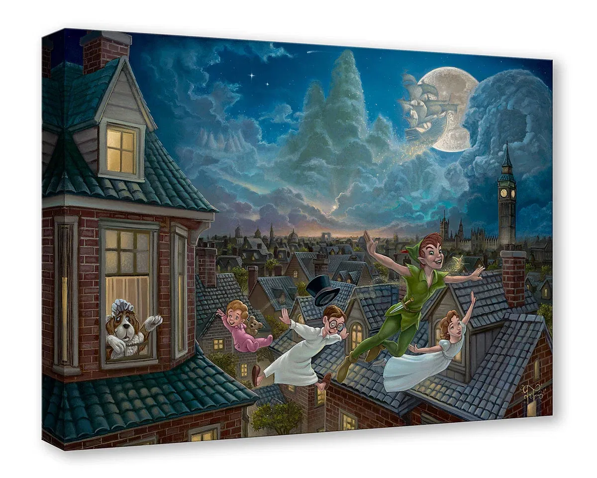 Off to Neverland by Stephen Fishwick — Gallery Wrapped Giclee On Canvas