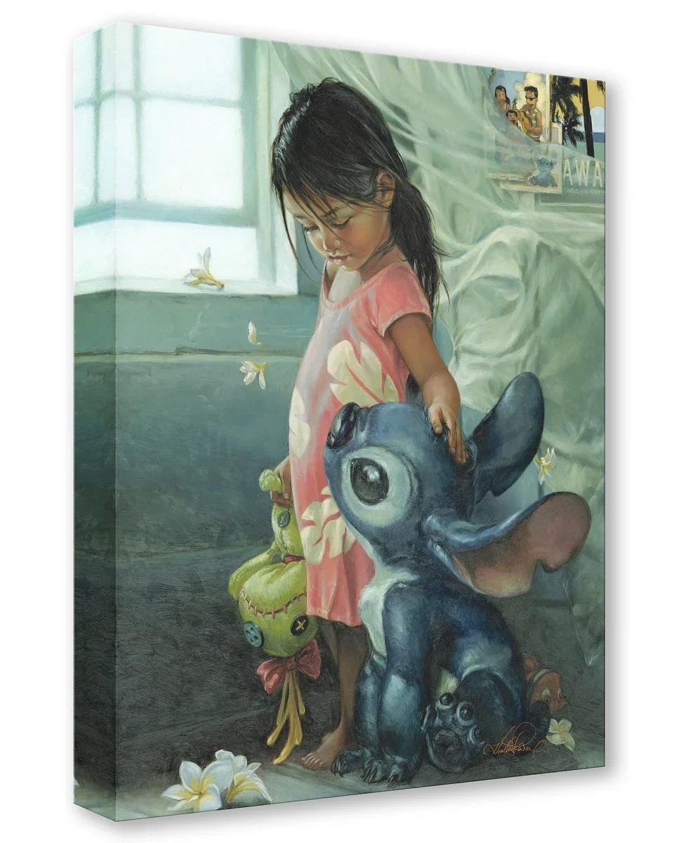Ohana Means Family Premiere Treasures On Canvas by Heather Edwards — Gallery Wrapped Giclee On Canvas