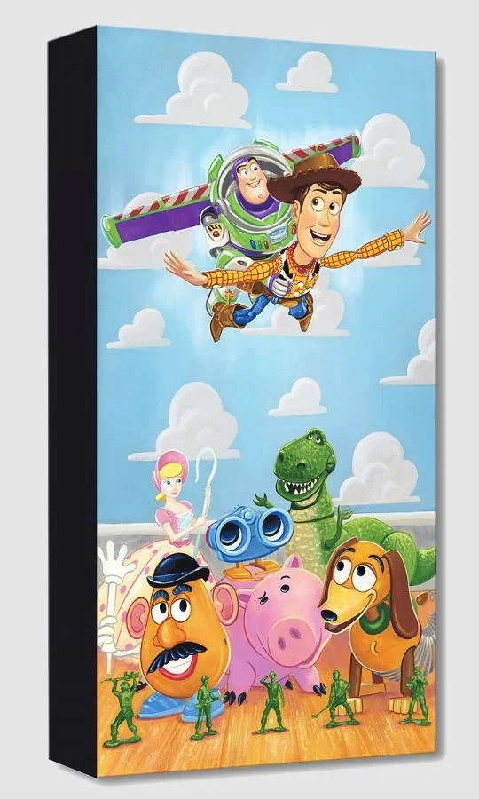 The Original Toys From Toy Story by Tim Rogerson — Gallery Wrapped Giclee On Canvas
