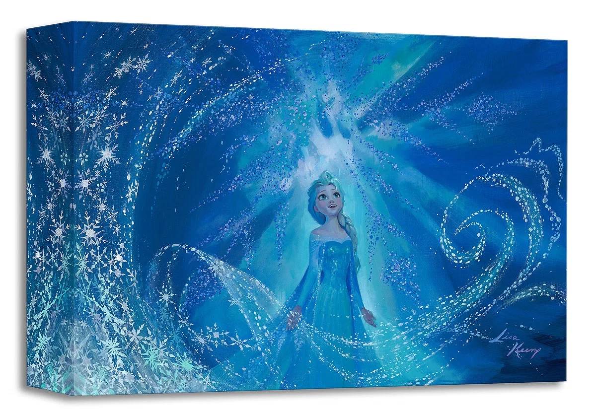 One With the Wind and Sky From The Movie Frozen by Lisa Keene — Gallery Wrapped Giclee On Canvas