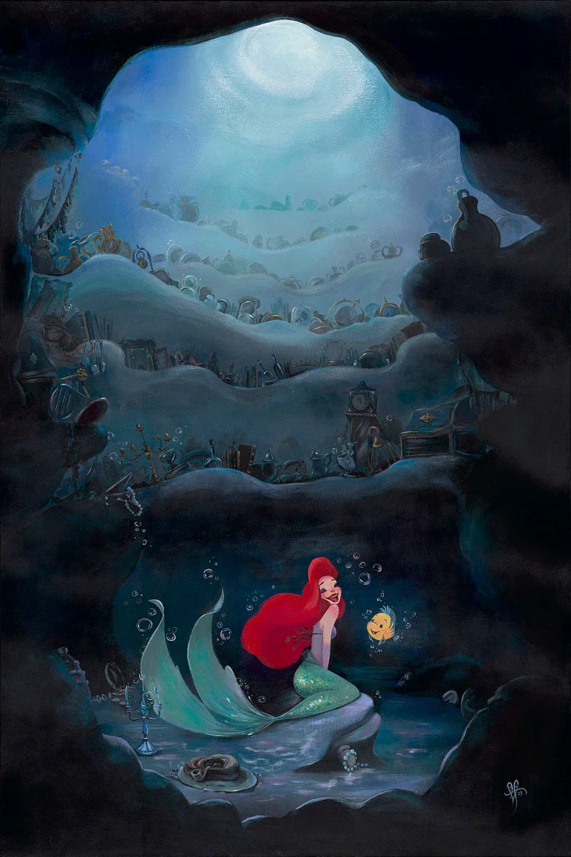 Part of that World by Liana Hee — Hand-Embellished Giclee on Canvas