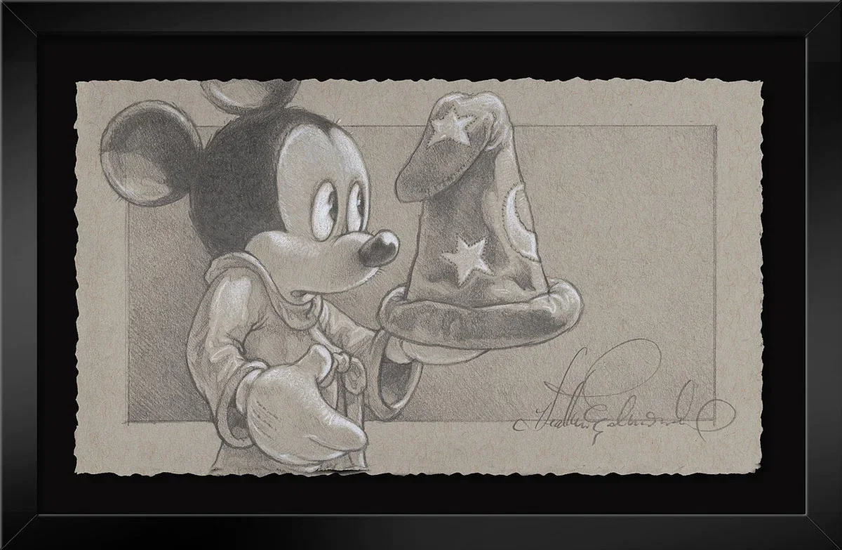 The Power, It's Different I Like It Framed From Fantasia by Heather Edwards — Graphite Hand Deckled Giclee on Paper