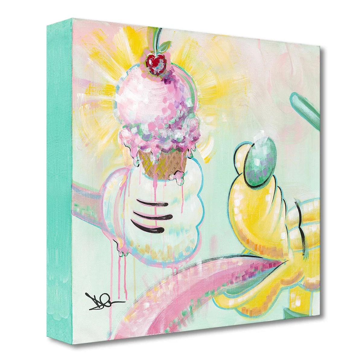 Pluto's Pup Cup From Pluto by Dom Corona — Gallery Wrapped Giclee On Canvas
