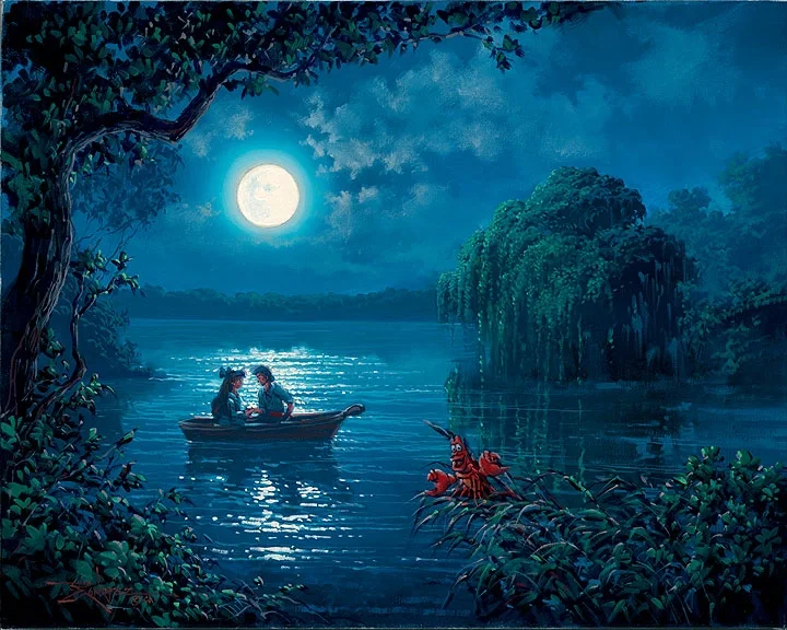 Kiss the Girl - From Disney The Little Mermaid by Rodel Gonzalez — Giclee On Canvas