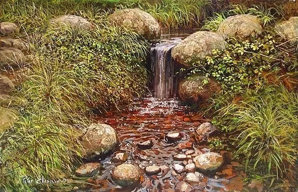 Rivulet by Peter Ellenshaw — Giclee On Canvas