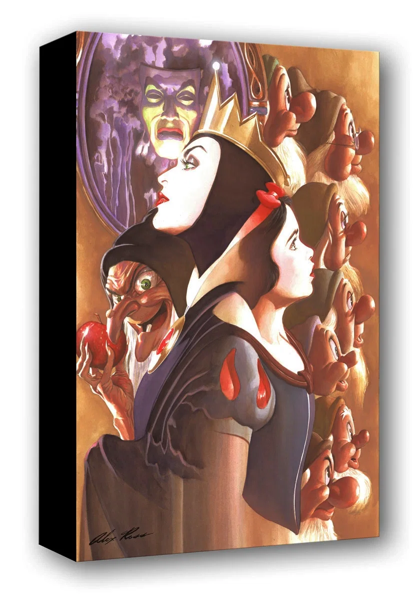 Once There Was a Princess From Beauty and The Beast by Alex Ross Disney — Gallery Wrapped Giclee On Canvas