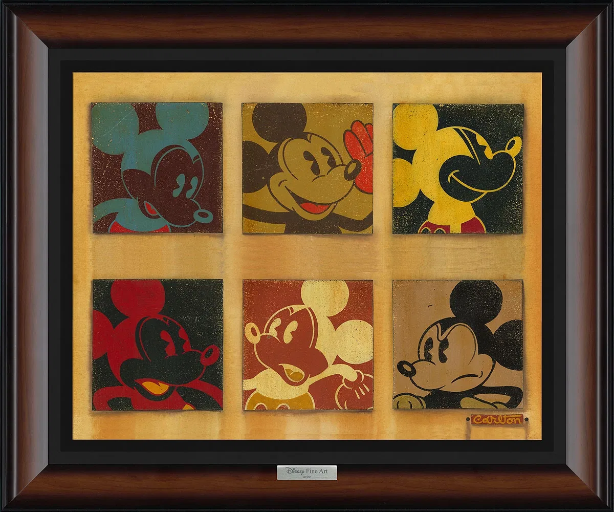 Disney Fine Art: Silver Series | Classic Disney Characters in