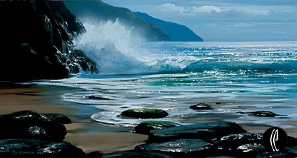 Seascape by Peter Ellenshaw — Giclee On Canvas