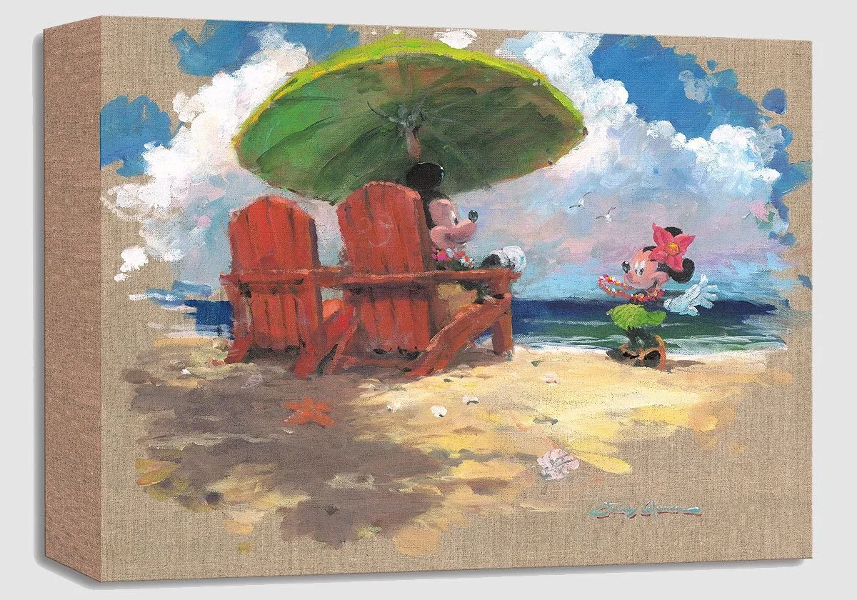 Shorefront Hula by James Coleman — Gallery Wrapped Giclee On Canvas
