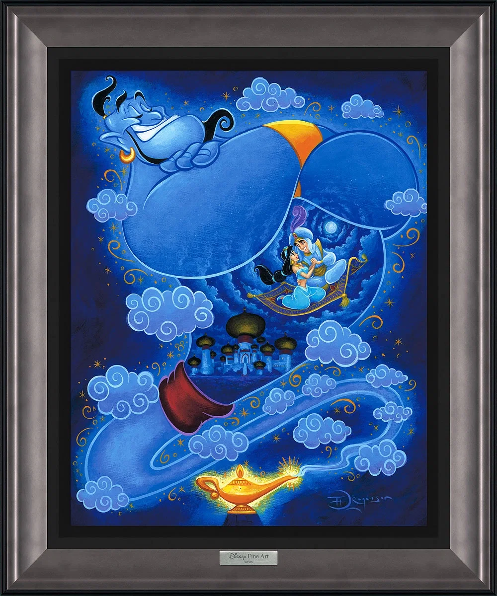 I Dream of Genie by Tim Rogerson — Giclee On Canvas