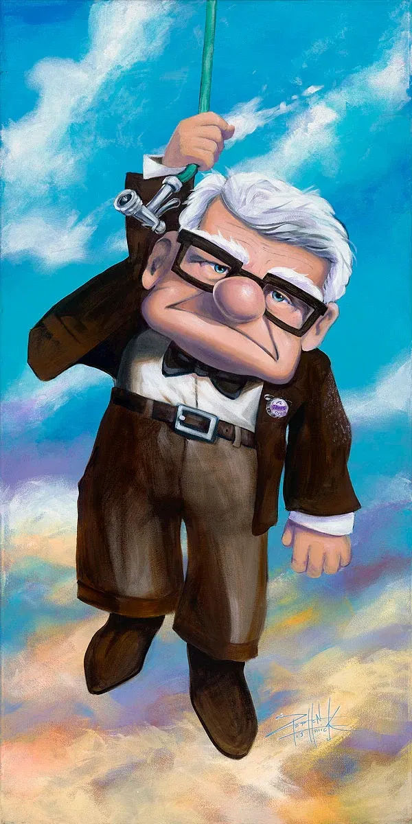 Sky's The Limit by Stephen Fishwick — Hand-Embellished Giclee on Canvas