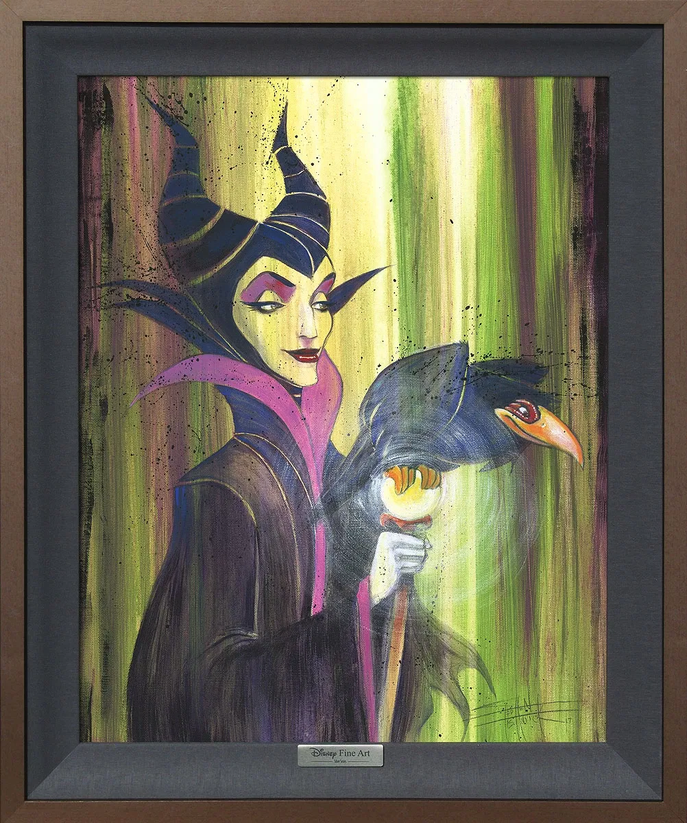 Maleficent the Wicked by Stephen Fishwick — Giclee On Canvas