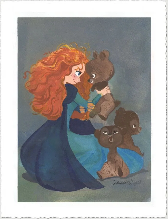 Snorgle Time Petite by Victoria Ying — Giclee On Canvas
