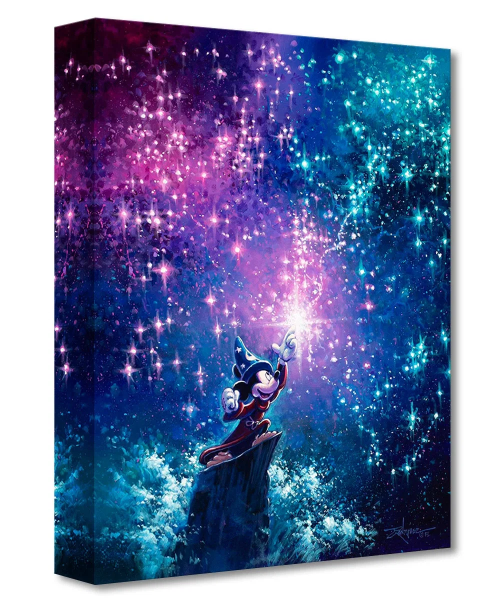 Sorcerer Mickey by Rodel Gonzalez — Giclee On Canvas