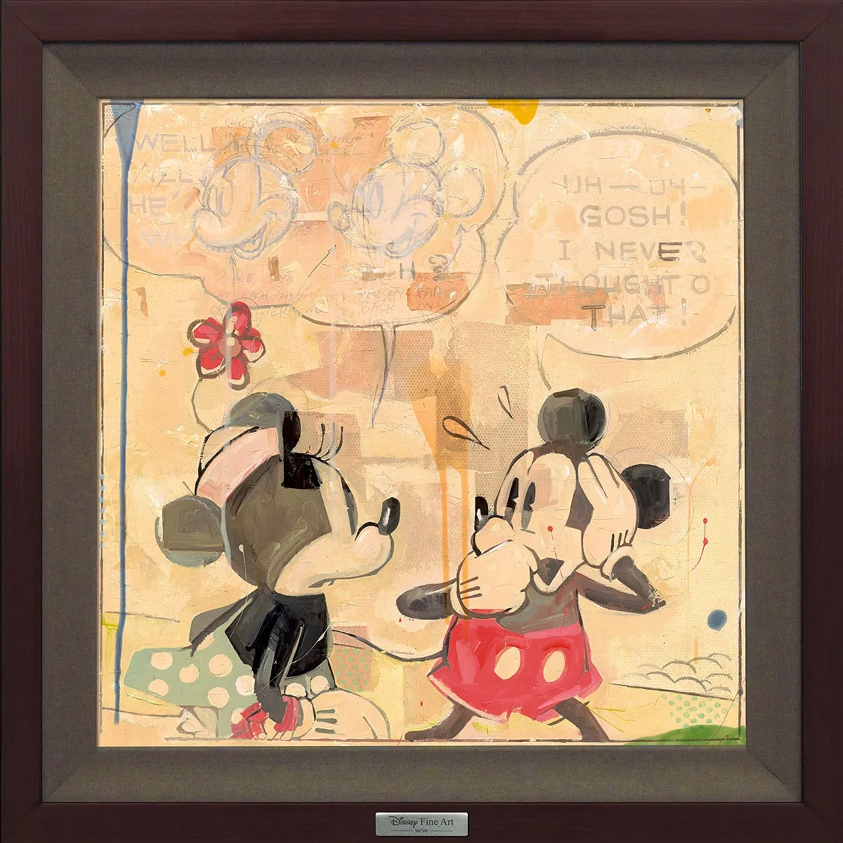 Perplexed Framed by Jim Salvati — Giclee On Canvas