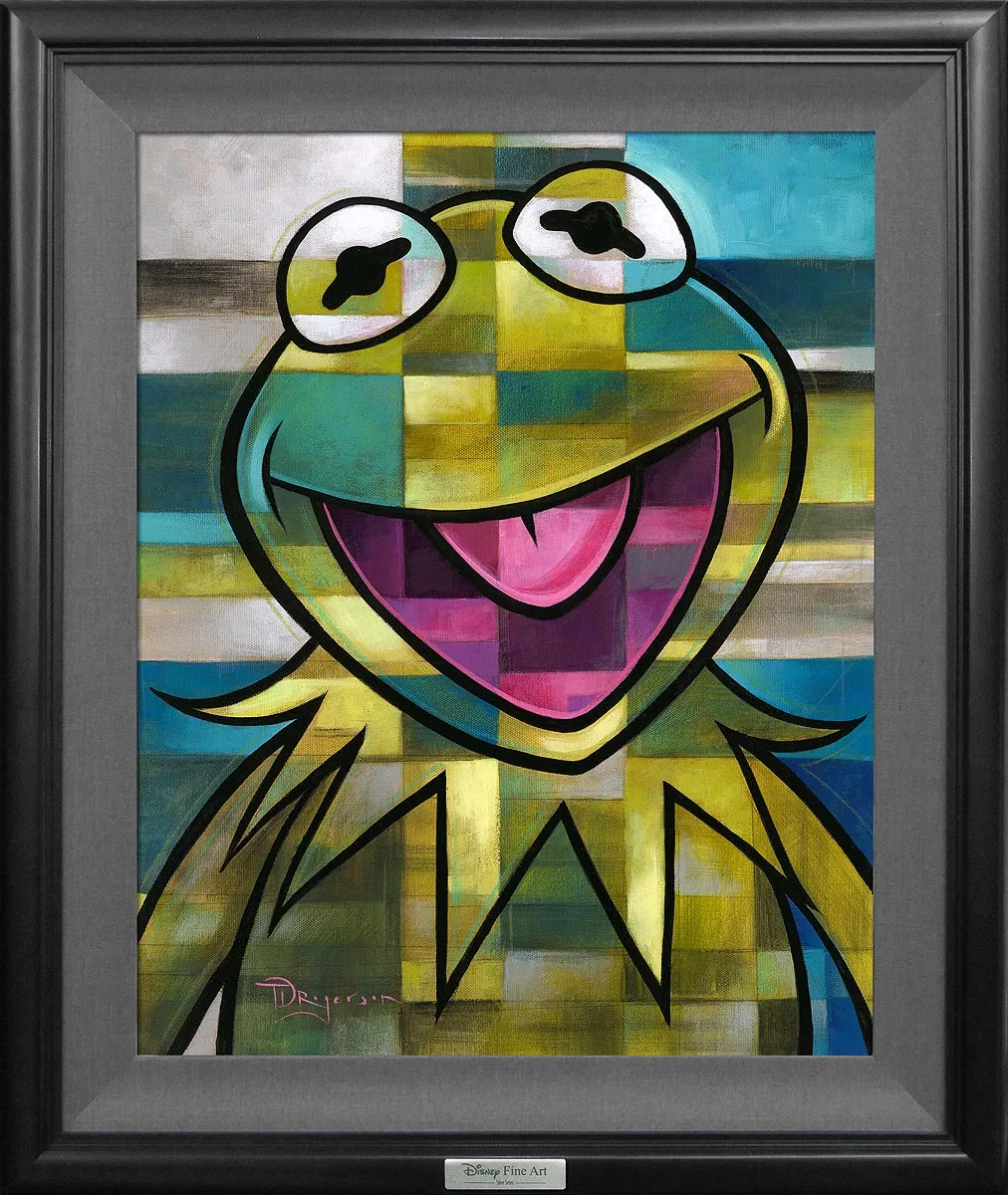 Green is All There is To Be Framed by Tim Rogerson — Giclee On Canvas