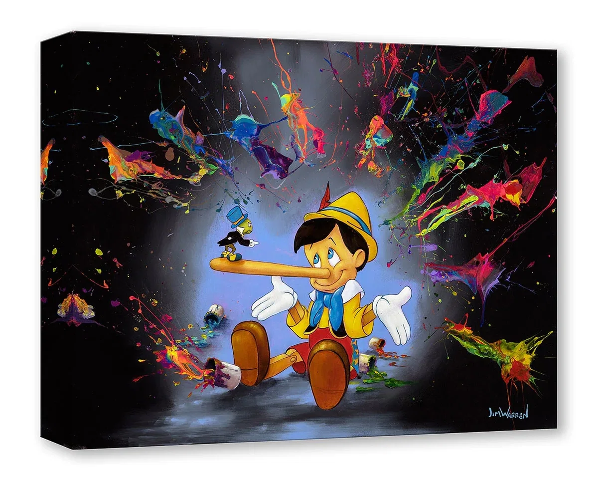 Who Spilled the Paint? by Jim Warren — Gallery Wrapped Giclee On Canvas