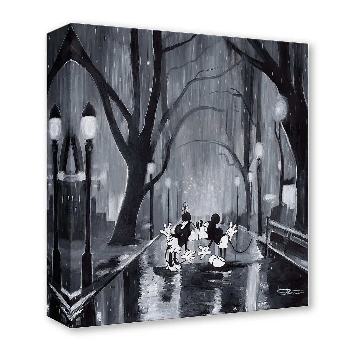 Splish, Splash, Smooch by Arienne Boley — Gallery Wrapped Giclee On Canvas
