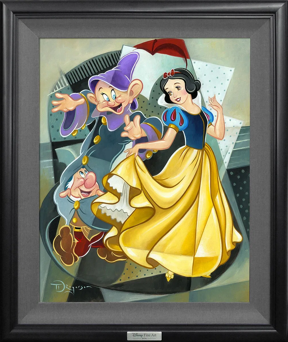 Three for the Dance Framed by Tim Rogerson — Giclee On Canvas