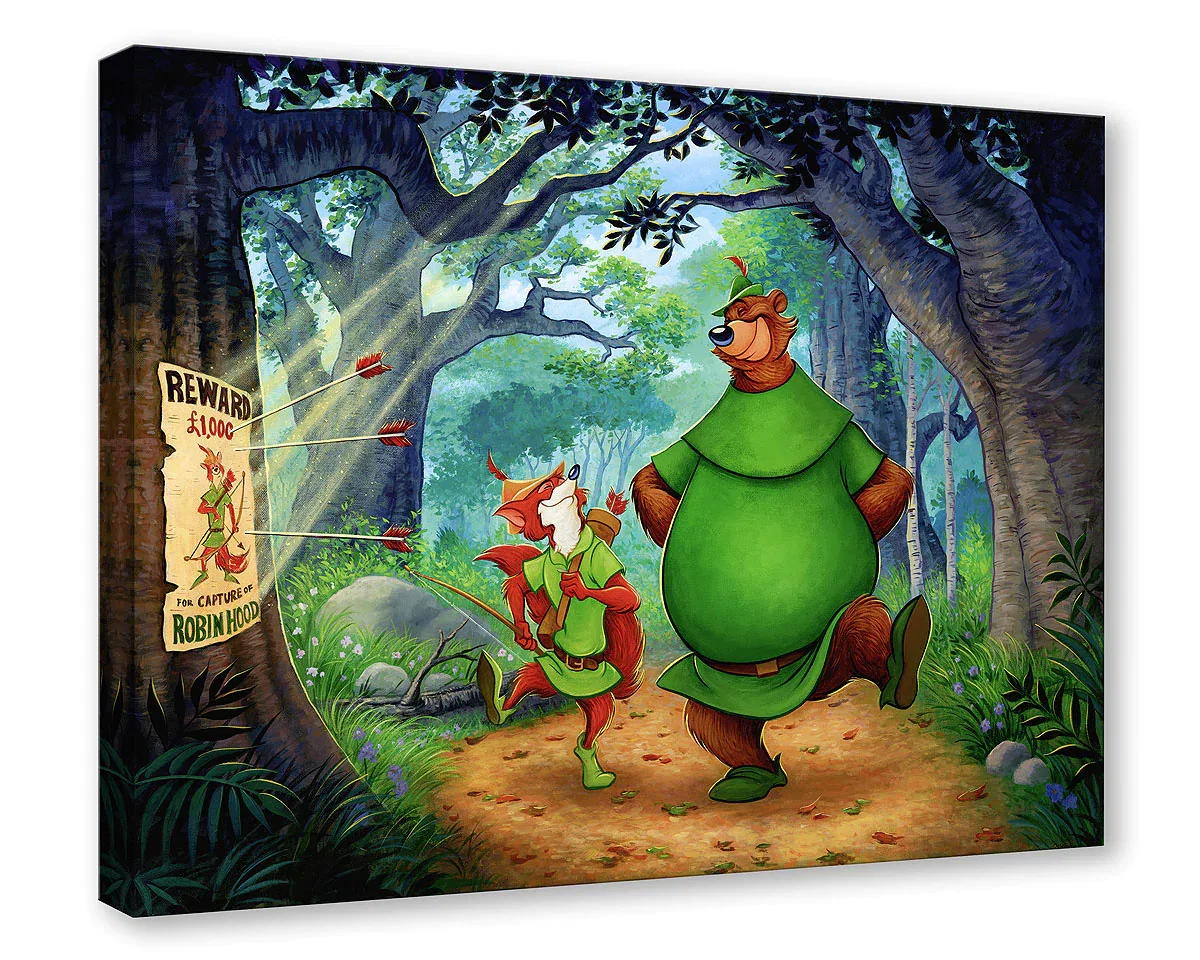 Stroll Through Sherwood Forest by Tim Rogerson — Giclee On Canvas