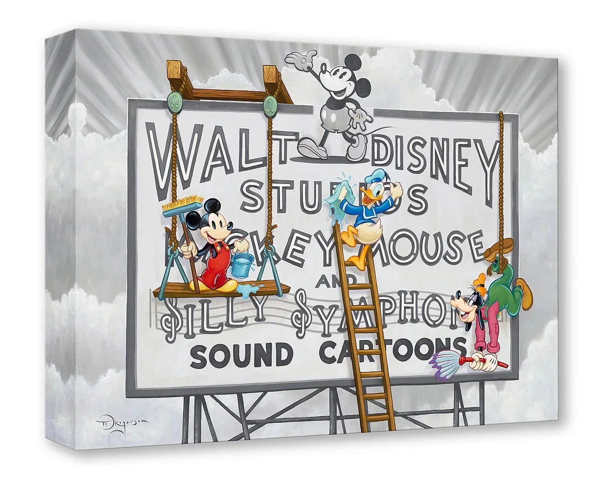 Studio Sign Cleaners by Tim Rogerson — Gallery Wrapped Giclee On Canvas