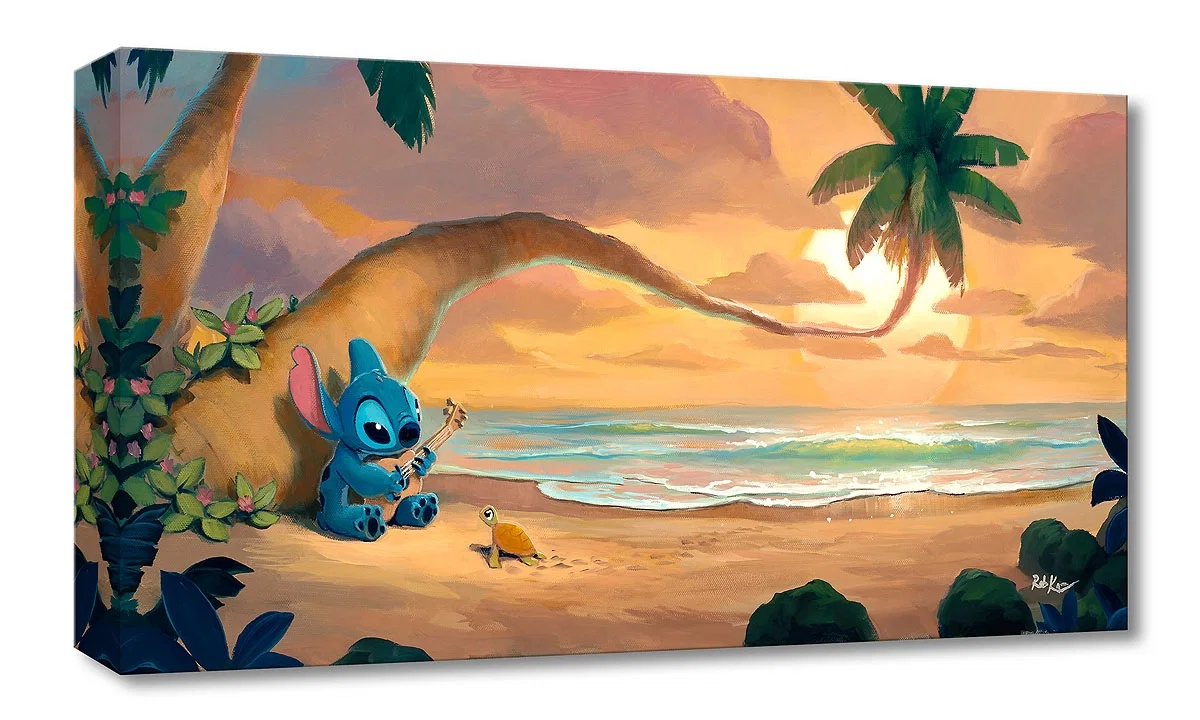 Sunset Serenade From Lilo and Stitch by Rob Kaz — Gallery Wrapped Giclee On Canvas