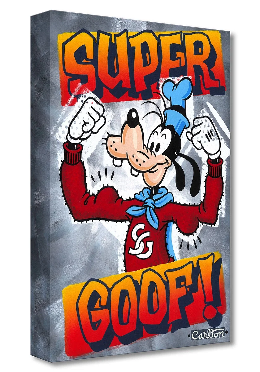 Super Goof! From Goofy by Trevor Carlton — Gallery Wrapped Giclee On Canvas