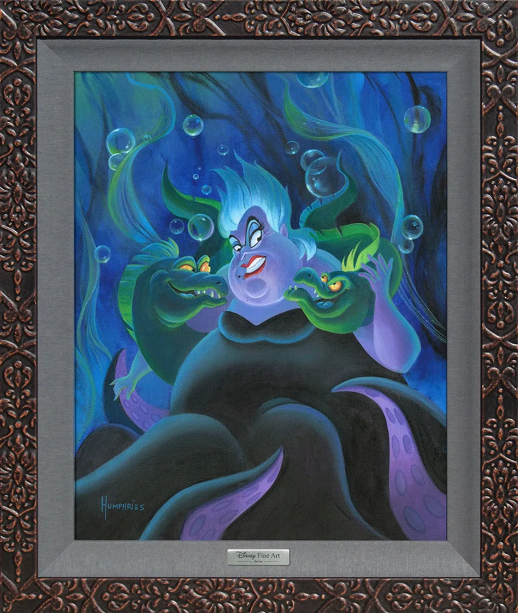 Ursula and Her Messengers Framed by Michael Humphries — Giclee On Canvas