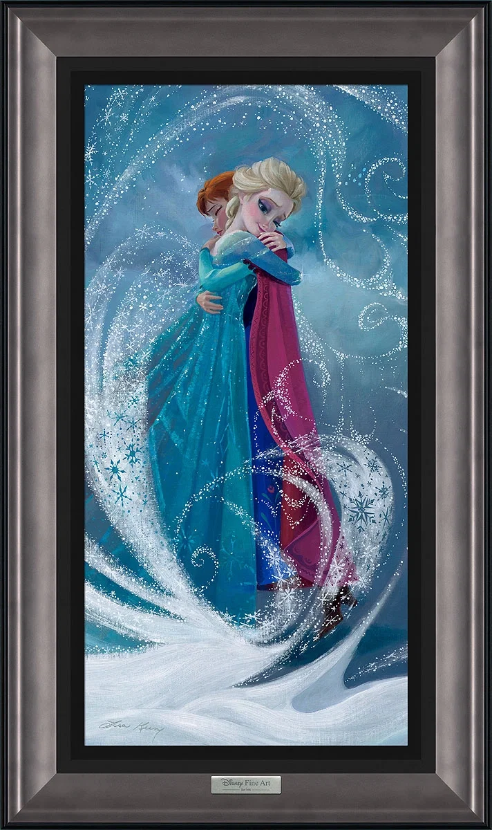 The Warm Embrace Framed by Lisa Keene — Giclee On Canvas