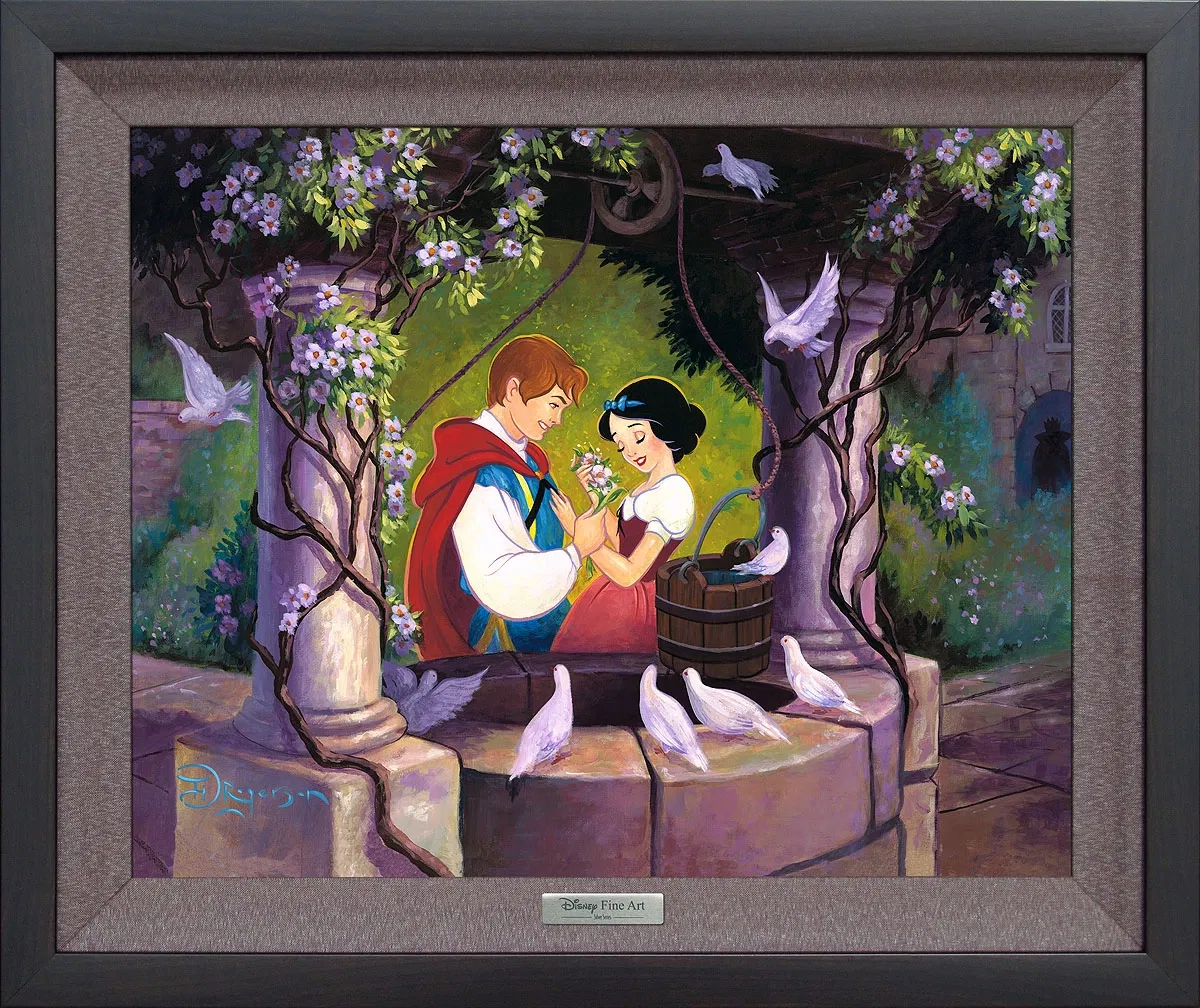 The Wishing Well Framed by Tim Rogerson — Giclee On Canvas