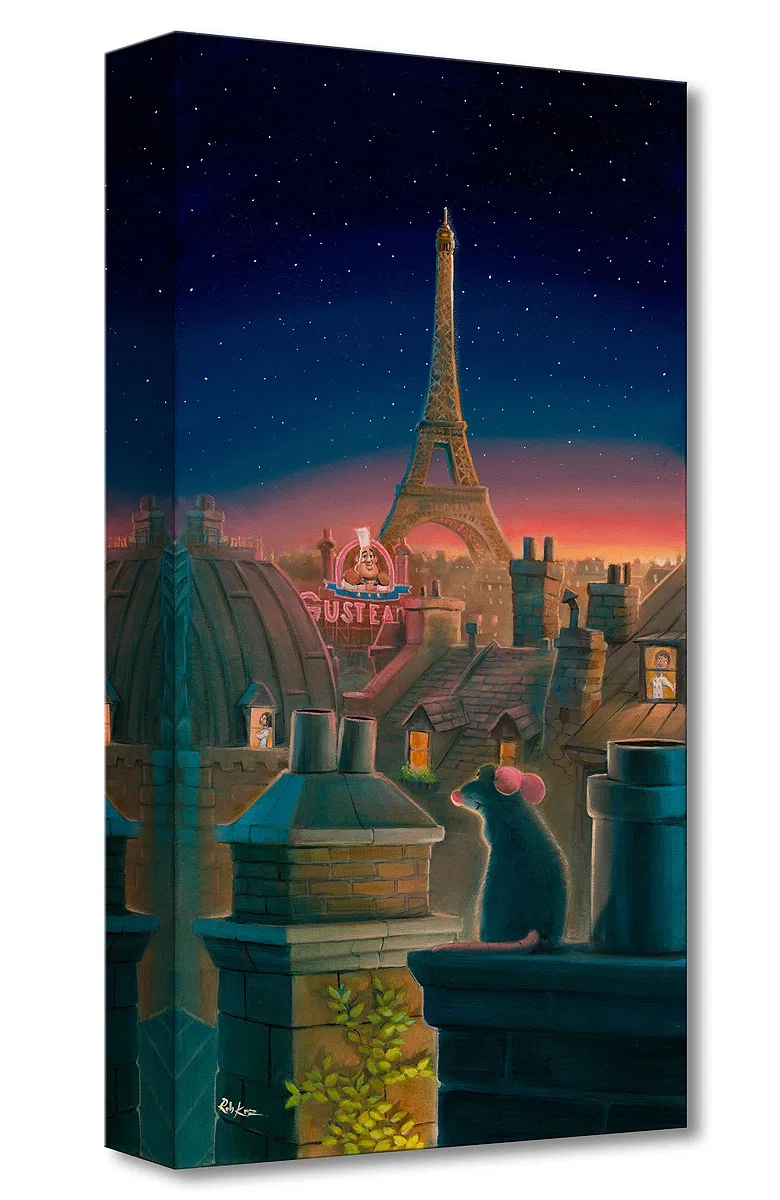 A Taste of Paris From Ratatouille by Rob Kaz — Gallery Wrapped Giclee On Canvas