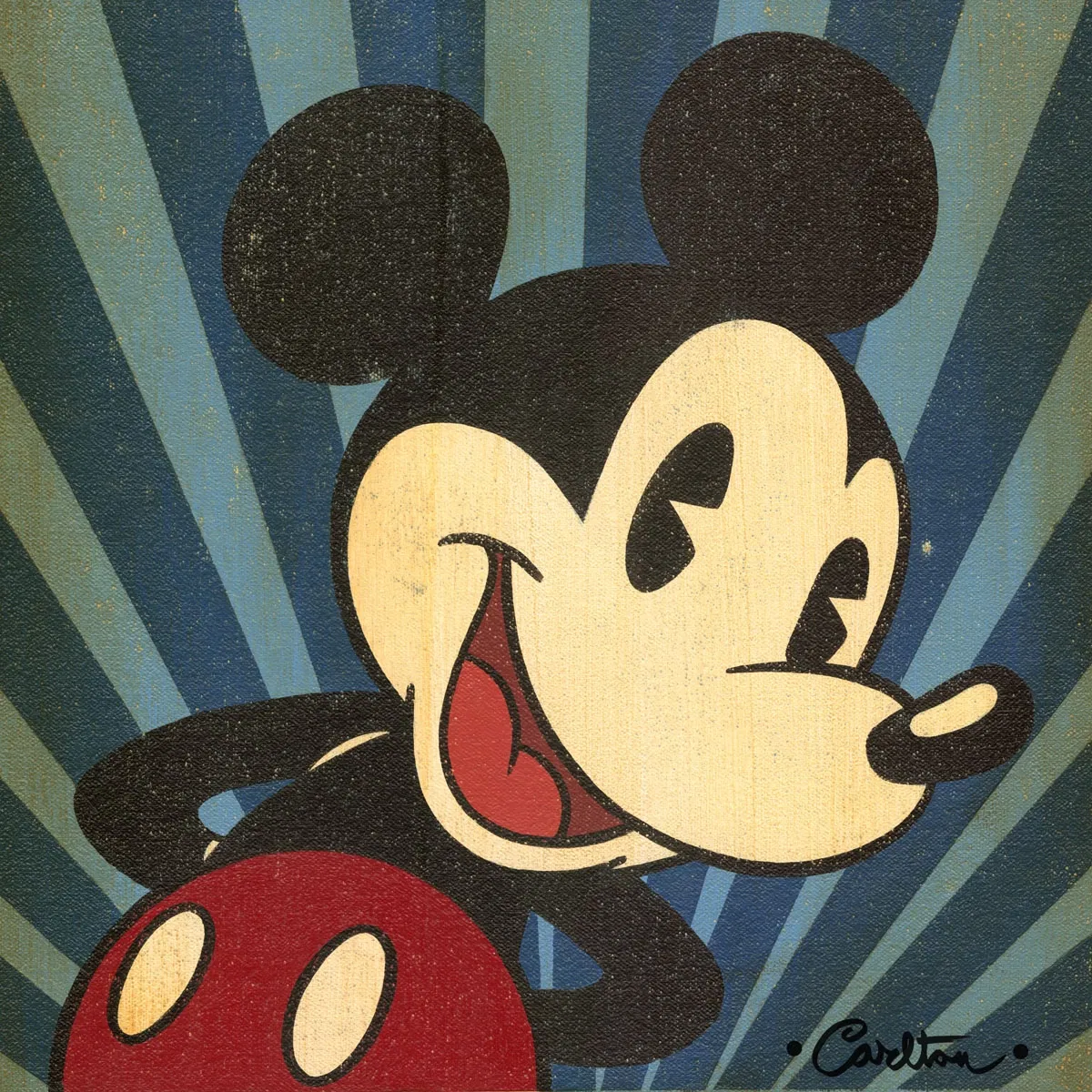 Rays Of Blue by Trevor Carlton