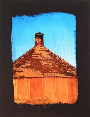 Napa Moonrise Chiarograph by Tim Dickson