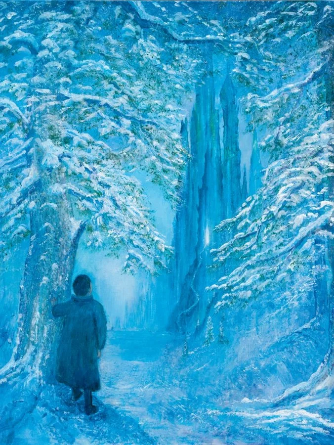 The Temptation Of Edmund - From Narnia Chronicles by Harrison Ellenshaw — Hand-Embellished Giclee on Canvas
