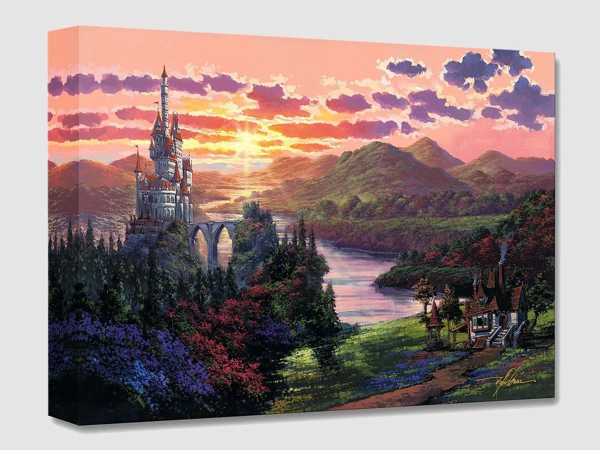 The Beauty in Beast's Kingdom From Beauty And The Beast by Rodel Gonzalez — Gallery Wrapped Giclee On Canvas
