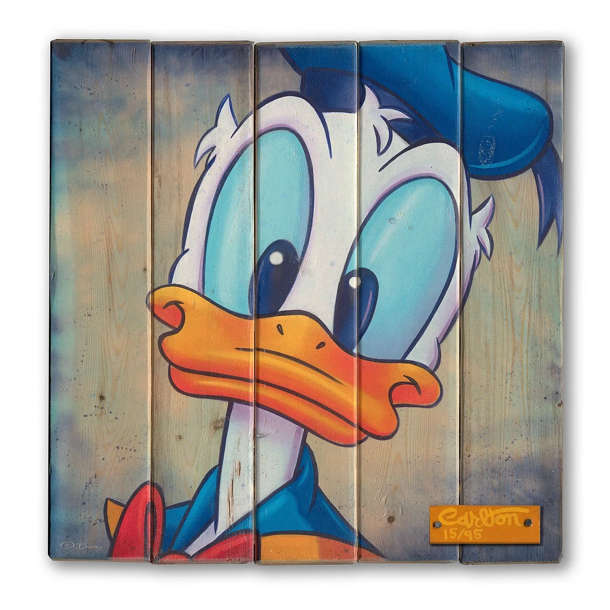 The Eyes Have It Giclee On Reclaimed Wood by Trevor Carlton