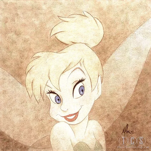 Tinker Bell Portrait by Mike Kupka