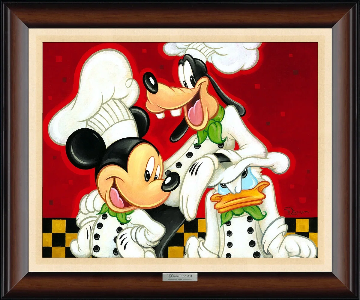 Too Many Cooks by Tim Rogerson — Giclee On Canvas
