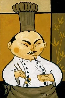Miso Hungry by Tim Rogerson — Giclee On Canvas