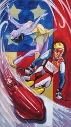 US Olympic Winter Team 2006 by Tim Rogerson — Giclee On Canvas