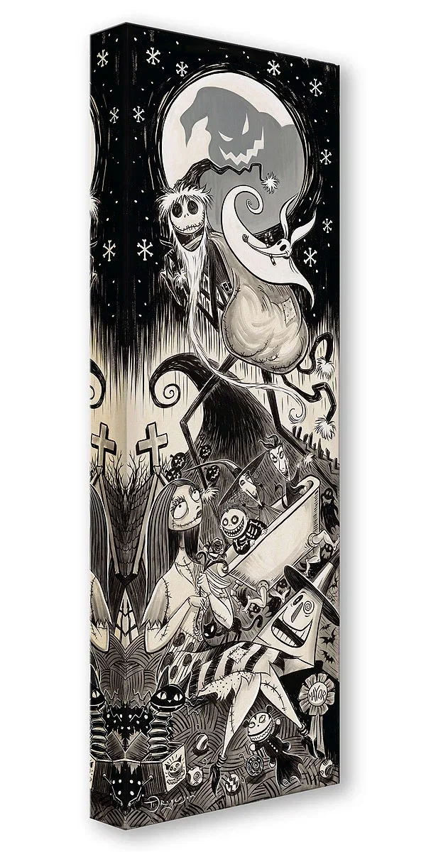 Twas the Nightmare Before Christmas by Tim Rogerson — Gallery Wrapped Giclee On Canvas