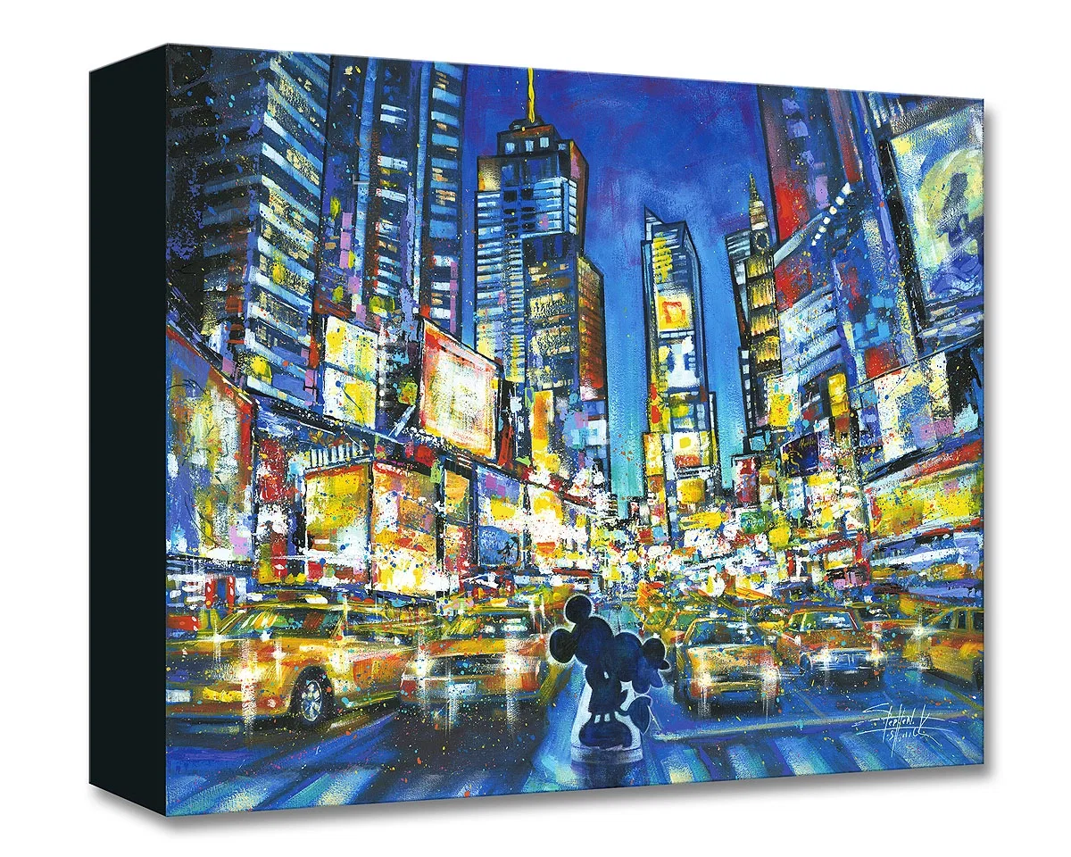 You, Me and the City by Stephen Fishwick — Gallery Wrapped Giclee On Canvas