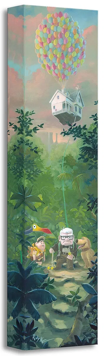 Carl's New Adventure From The Movie Up by Rob Kaz  — Gallery Wrapped Giclee On Canvas